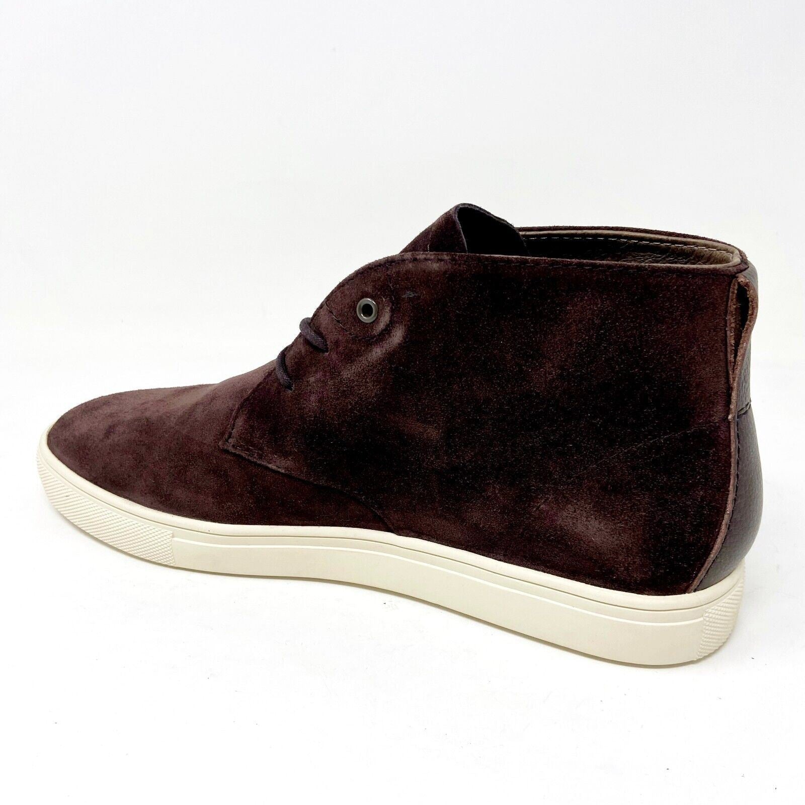 Clae Strayhorn SP Umber Brown Suede Mens Mid Top Casual Shoes Sneakers