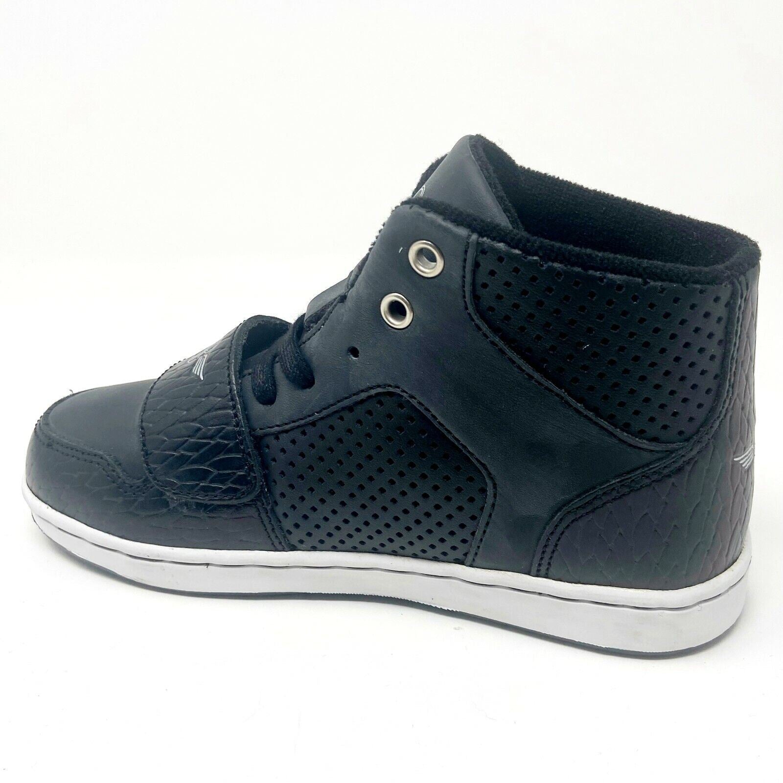 Creative Recreation Cesario Black Woven Youth Kids Sneakers