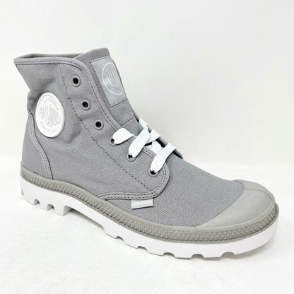 Palladium Blanc Hi Vapor White Gray Mens Size 8 Combat Boots 72886 051