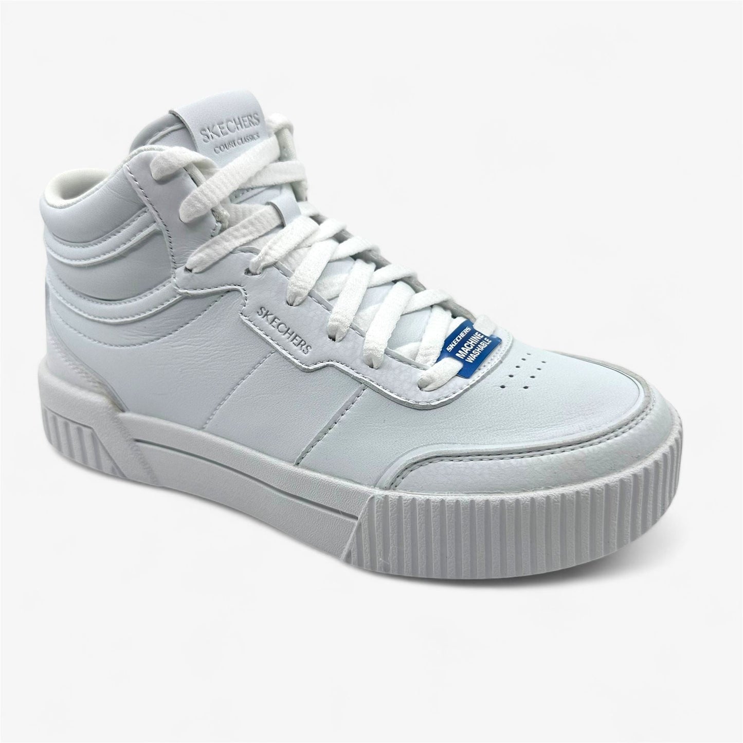 Skechers Jade High Reward White Womens Size 5.5 Athletic Court Classics Sneaker