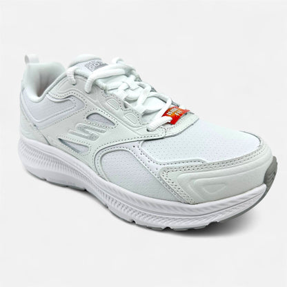 Skechers Go Run Consistent 2.0 Sumpter Trail White Womens Wide Sneaker