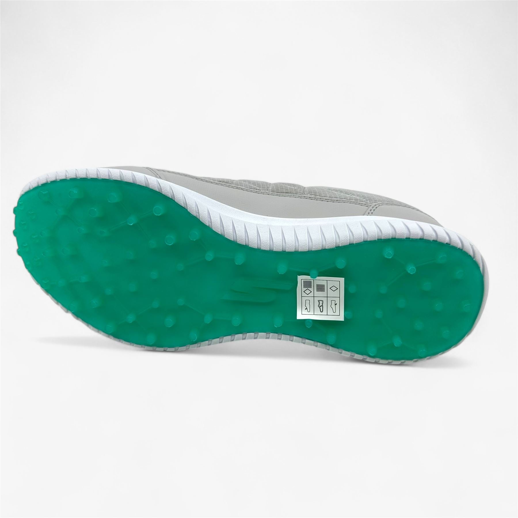Skechers Go Golf Max Fairway 4 Gray Turquoise Womens Athletic Sneaker