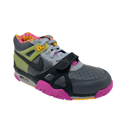 Nike Air Trainer III PRM QS Dark Grey Black Pink Mens Athletic Sneaker