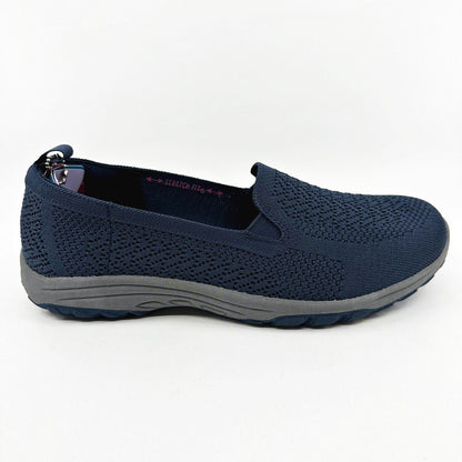 Skechers Reggae Fest 2.0 Livin It Up Navy Womens Size 10 Slip On Shoes