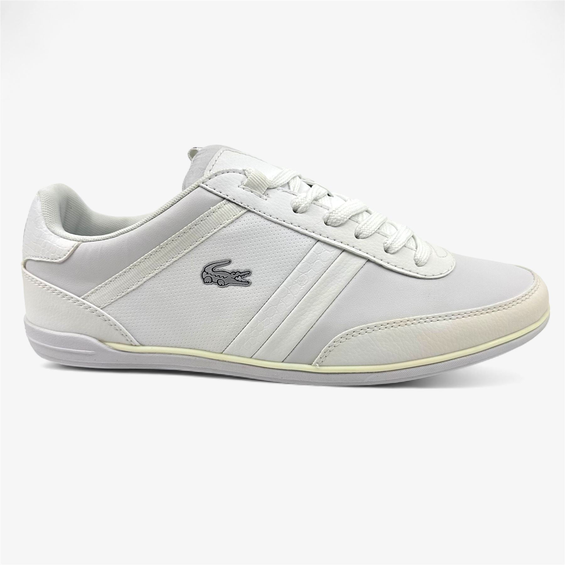 Lacoste Giron Croc SPM White Mens Casual Sneaker