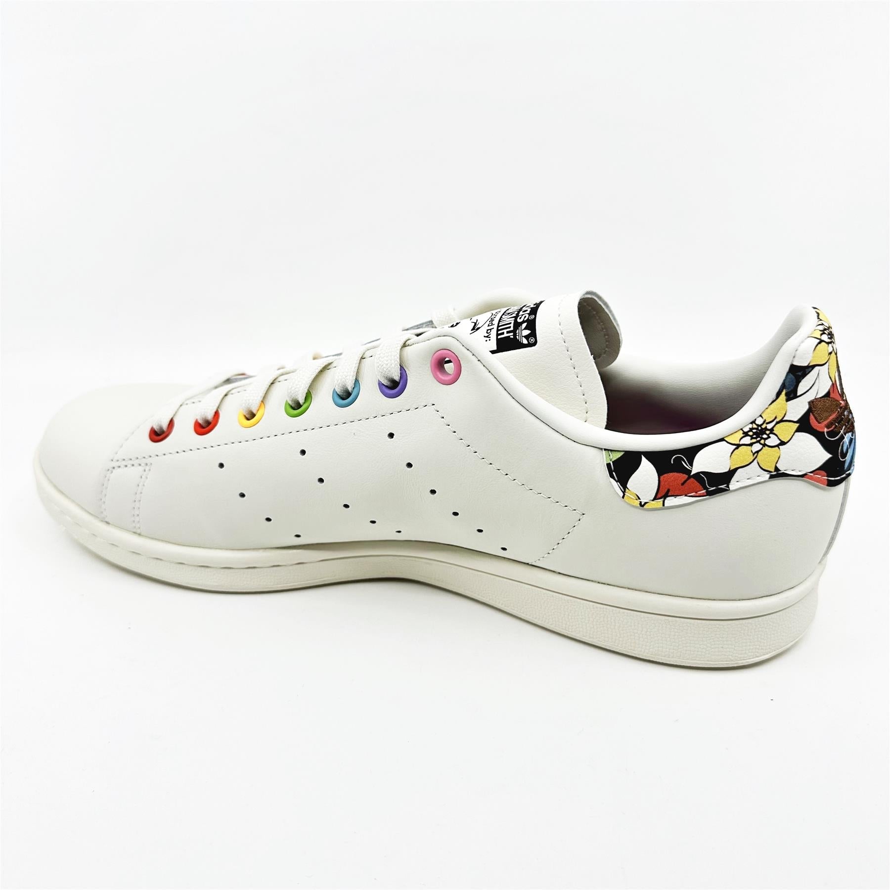 Adidas Stan Smith Pride RM Off White Multicolor Mens Athletic Sneakers