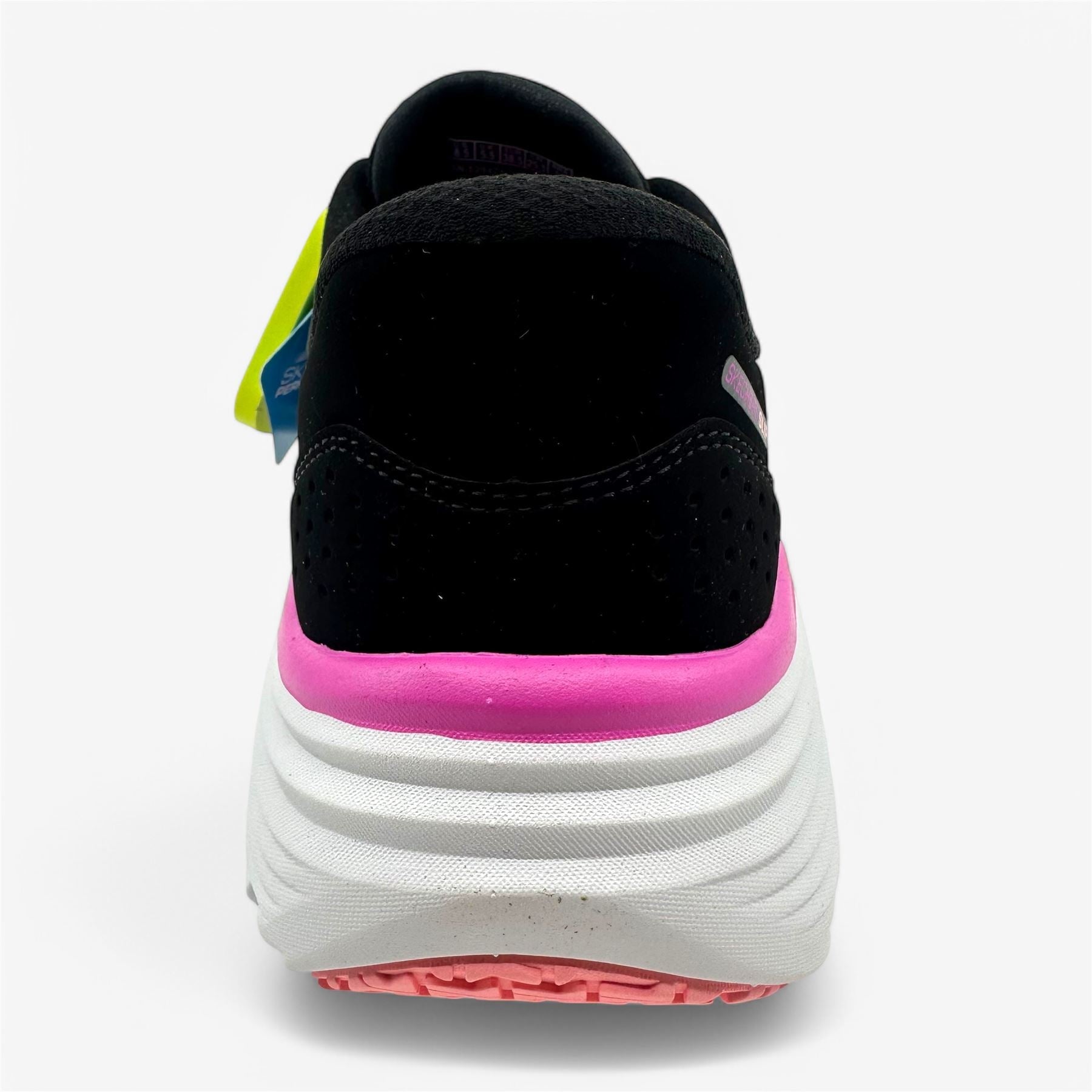 Skechers Max Cushioning Endevour Cardova Black Pink Womens Athletic Sneaker