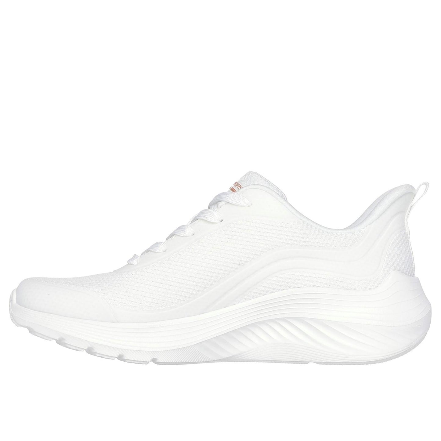 Women's Wide Fit Skechers 117483 Bobs Sport Squad Waves Still Wading Trainers
