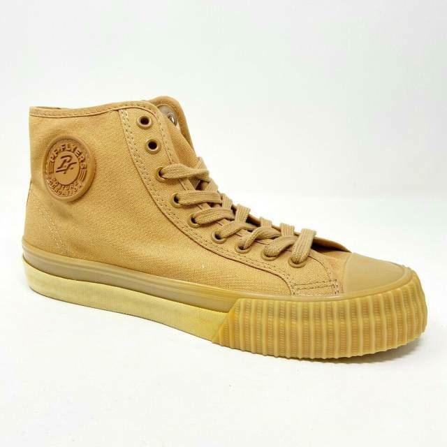 PF Flyer Center Hi Tan Brown Womens Retro Casual Shoes PM11OH2L