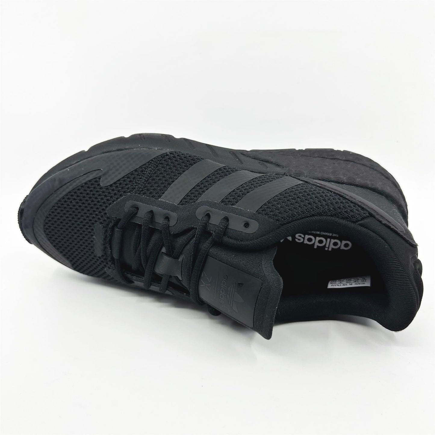 adidas ZX 1K Boost Triple Black Unisex Kids Athletic Sneaker G58921