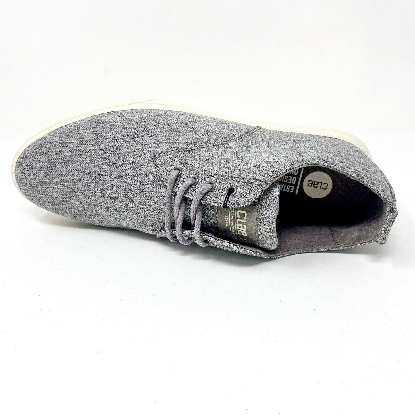 Clae Ellington Textile Redwood Chambray Mens Premium Casual Sneakers