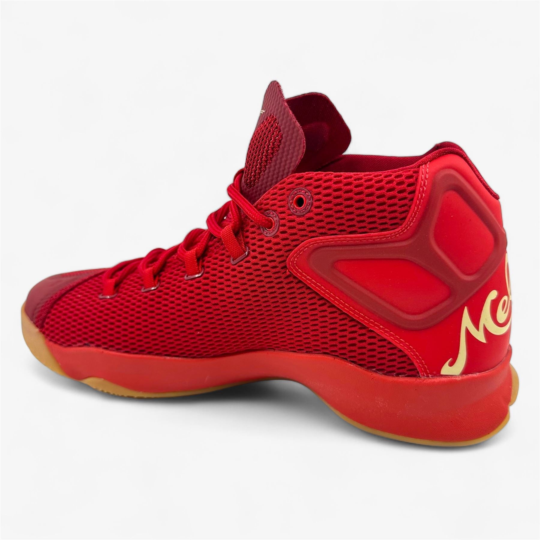 Jordan Melo M12 Gym Red Metallic Gold Mens Athletic Sneaker