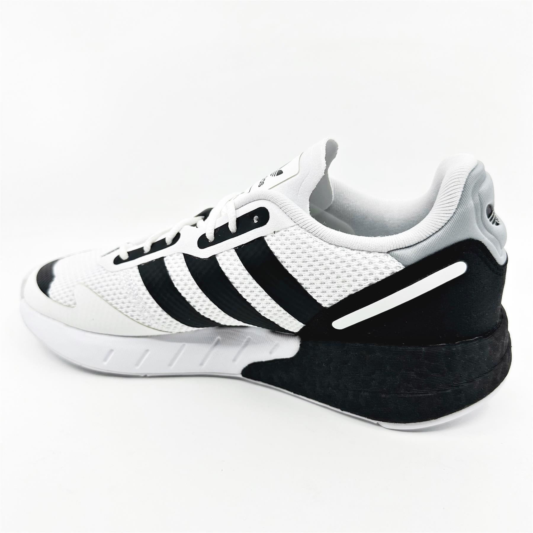 adidas ZX 1K Boost White Black Unisex Kids Athletic Sneaker G58922