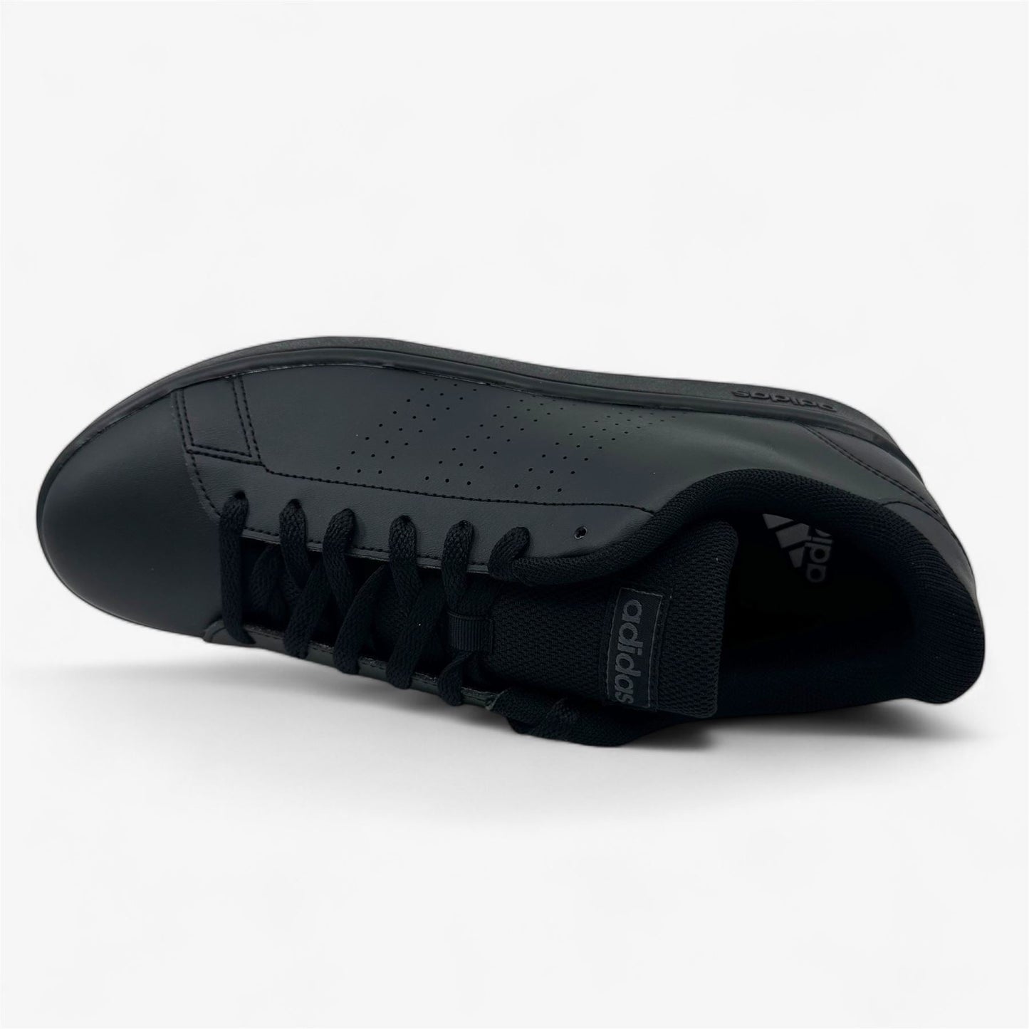Adidas Advantage Base Triple Black Mens Athletic Sneaker