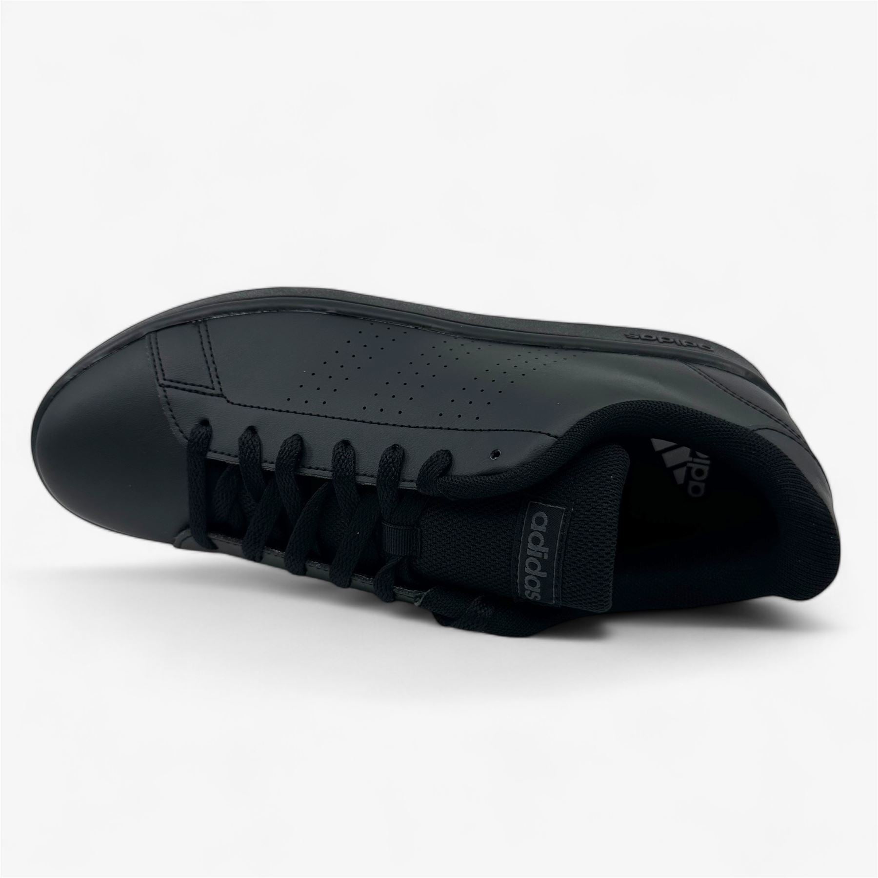 Adidas Advantage Base Triple Black Mens Athletic Sneaker