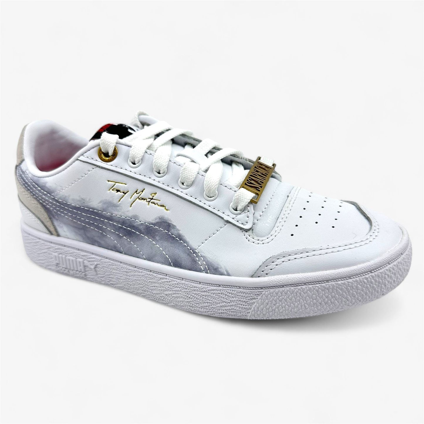 PUMA Ralph Sampson x Scarface White Mens Size 5 Athletic Sneaker