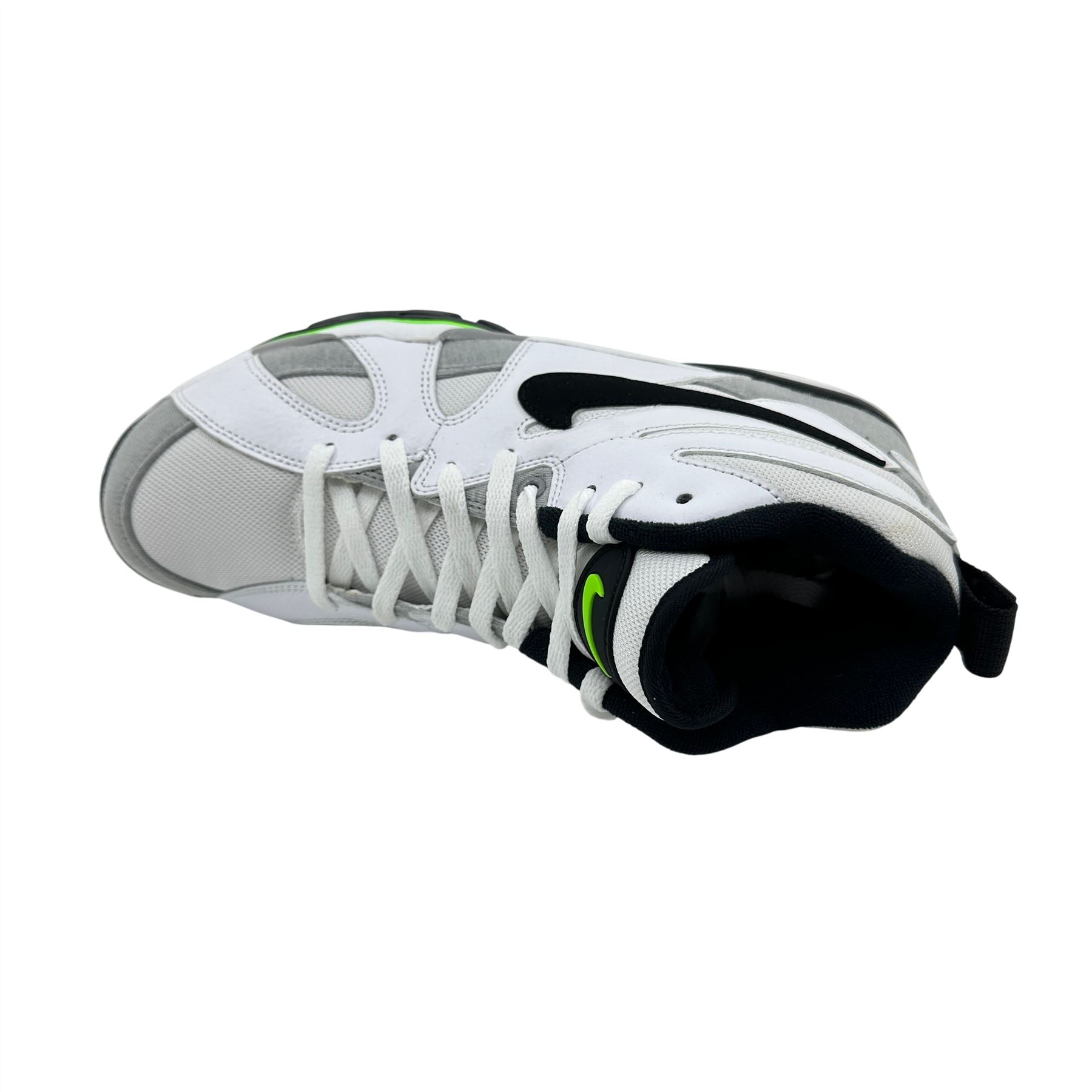 Nike Air Diamond Fury 96 White Black Green Mens Athletic Sneaker