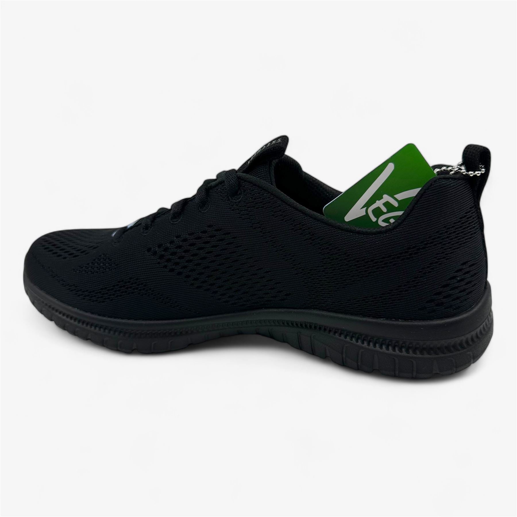 Skechers Virtue Ambrosia Black Womens Athletic Sneaker