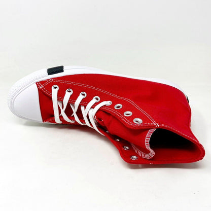 Converse CTAS Hi Logo Play University Red Black Mens Casual Shoes 166736C