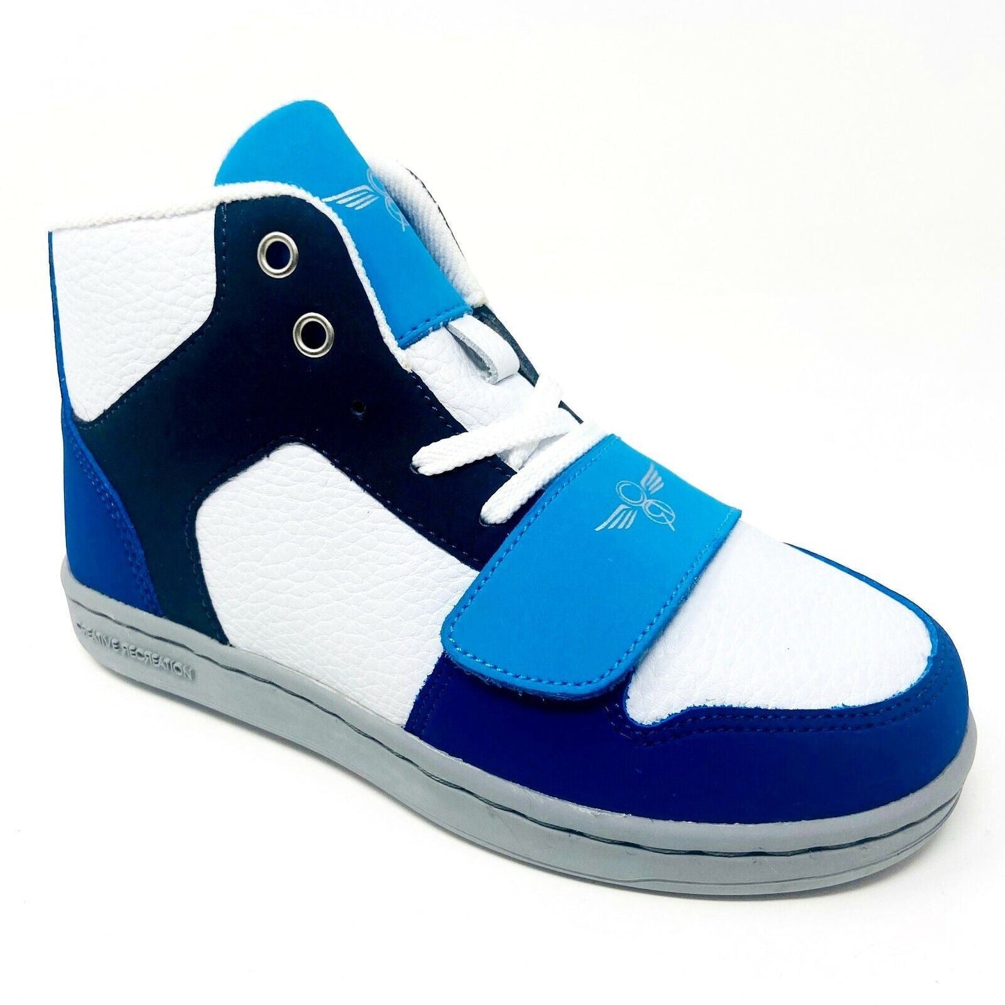 Creative Recreation Cesario White Royal Navy Youth Kids Sneakers