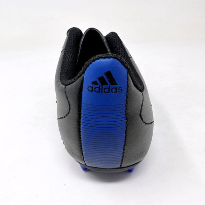 Adidas Goletto VIII FG J Black Blue Kids Youth Size 1 Soccer Cleats GX6906