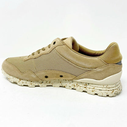 Clae Hoffman Camel Suede Mesh Mens Premium Casual Sneakers