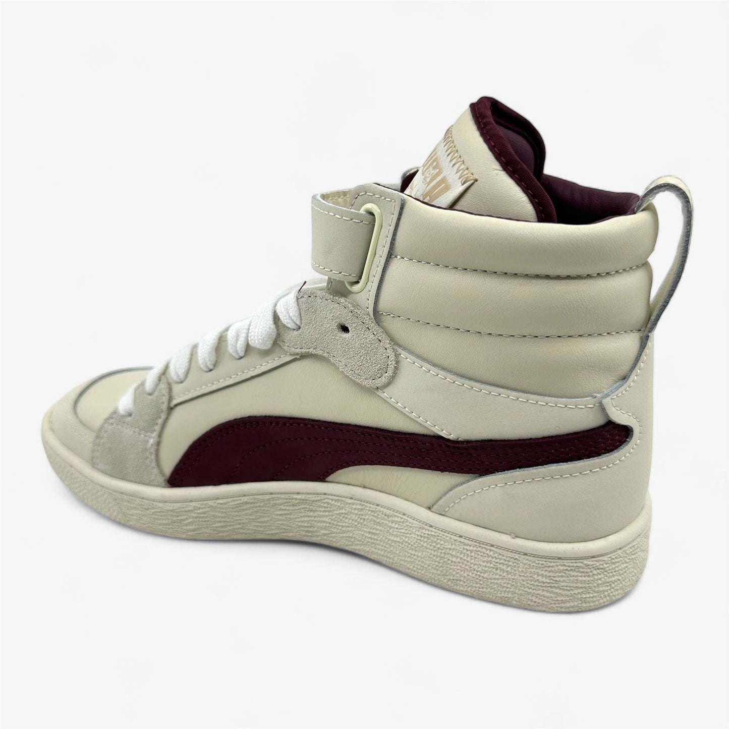 PUMA Ralph Sampson x June Ambrose Whisper White Aubergine Womens Sneaker