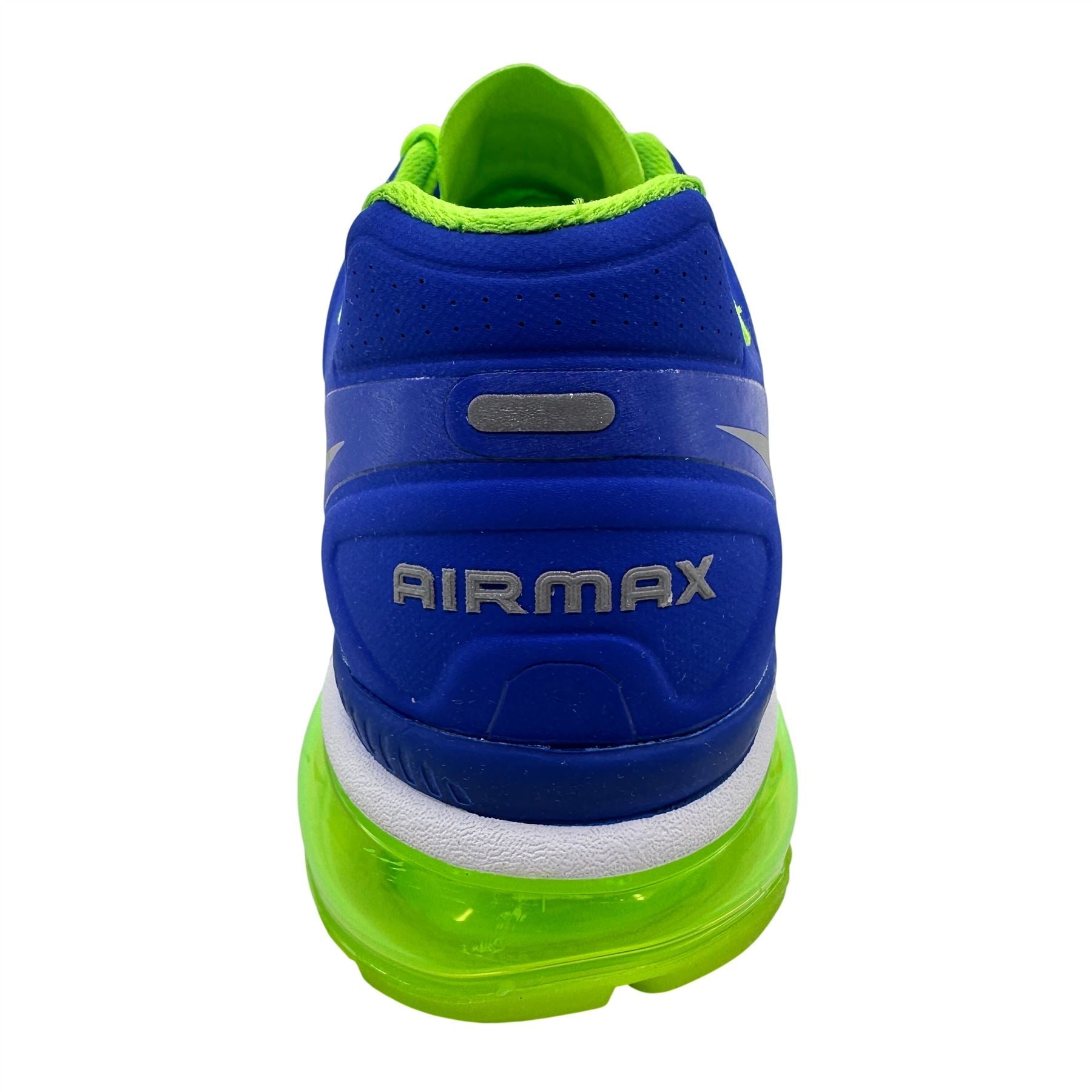 Nike Air Max+ 2012 Royal Blue Metallic Silver Green Mens Athletic Sneaker