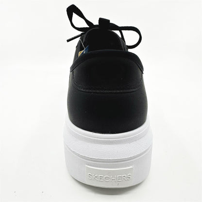 Skechers Cordova Classic New Reign Black White Womens  Slip On Sneakers