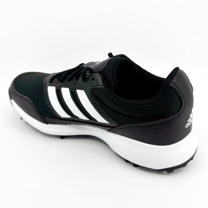 Adidas Tech Response 2.0 Black White Mens Wide Spike Golf Shoes EE9419