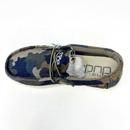 Hey Dude Wendy Camo Kids Slip On Comfort Shoes