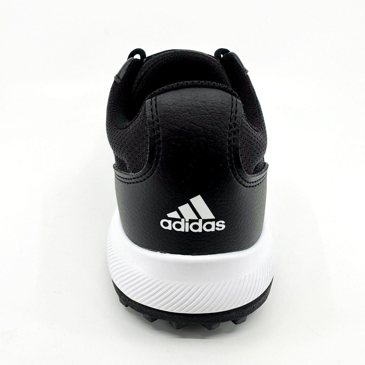Adidas Tech Response 2.0 Black White Mens Wide Spike Golf Shoes EE9419