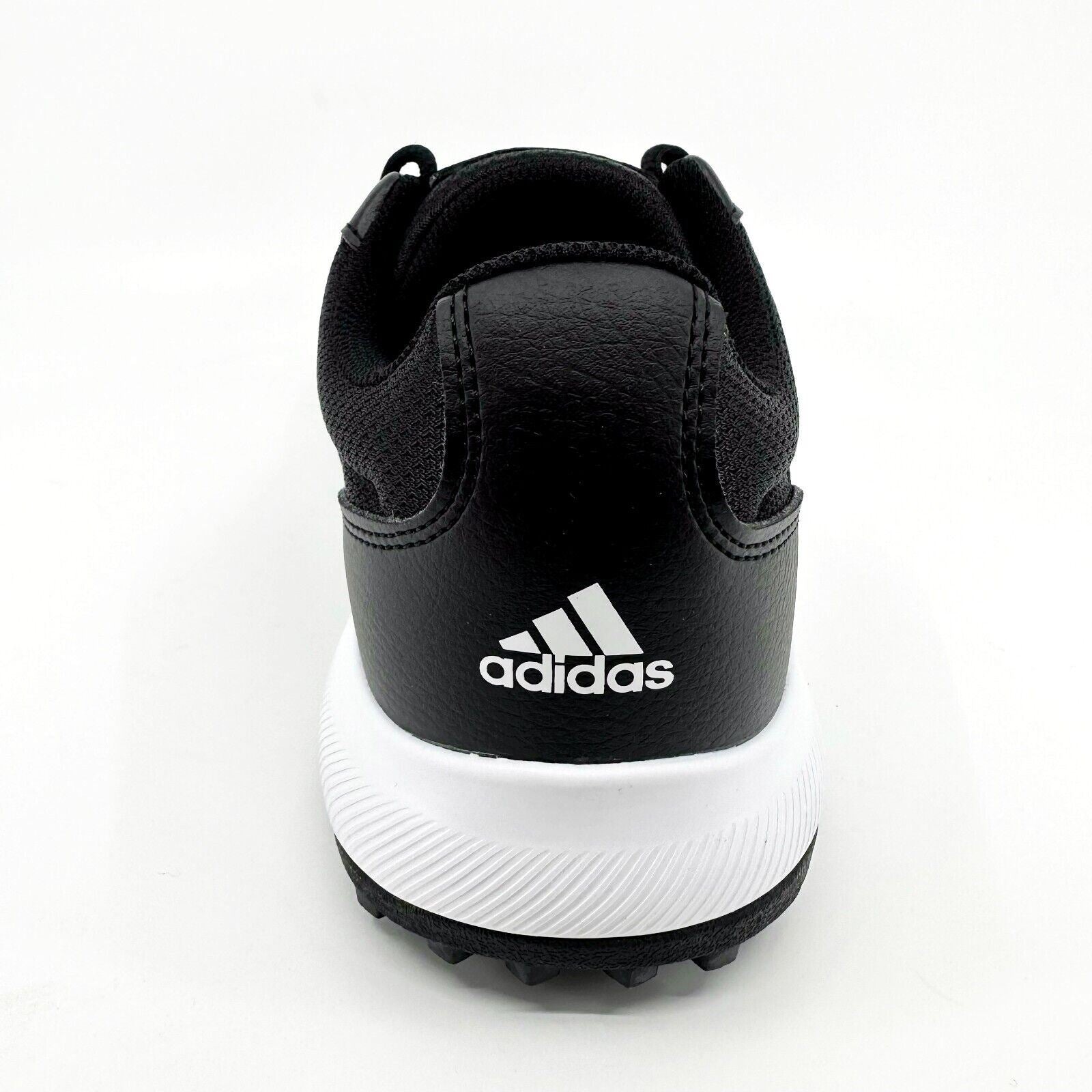 Adidas Tech Response 2.0 Black White Mens Wide Spike Golf Shoes EE9419