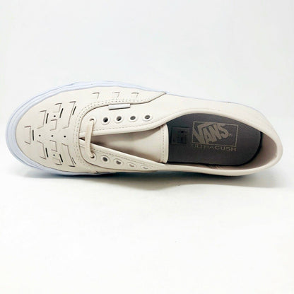 Vans Authentic Weave (Leather) Delicacy Pink Womens Casual Sneakers