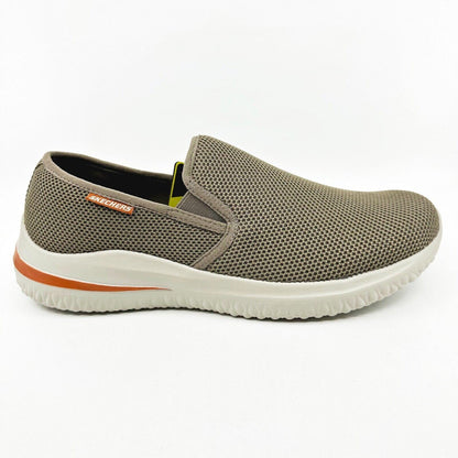 Skechers Streetwear Delson 3.0 Norvill Tan Mens Size 10 Slip On Shoes