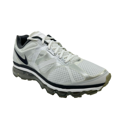 Nike Air Max+ 2012 Summit White Silver Mens Size 10 Athletic Sneaker