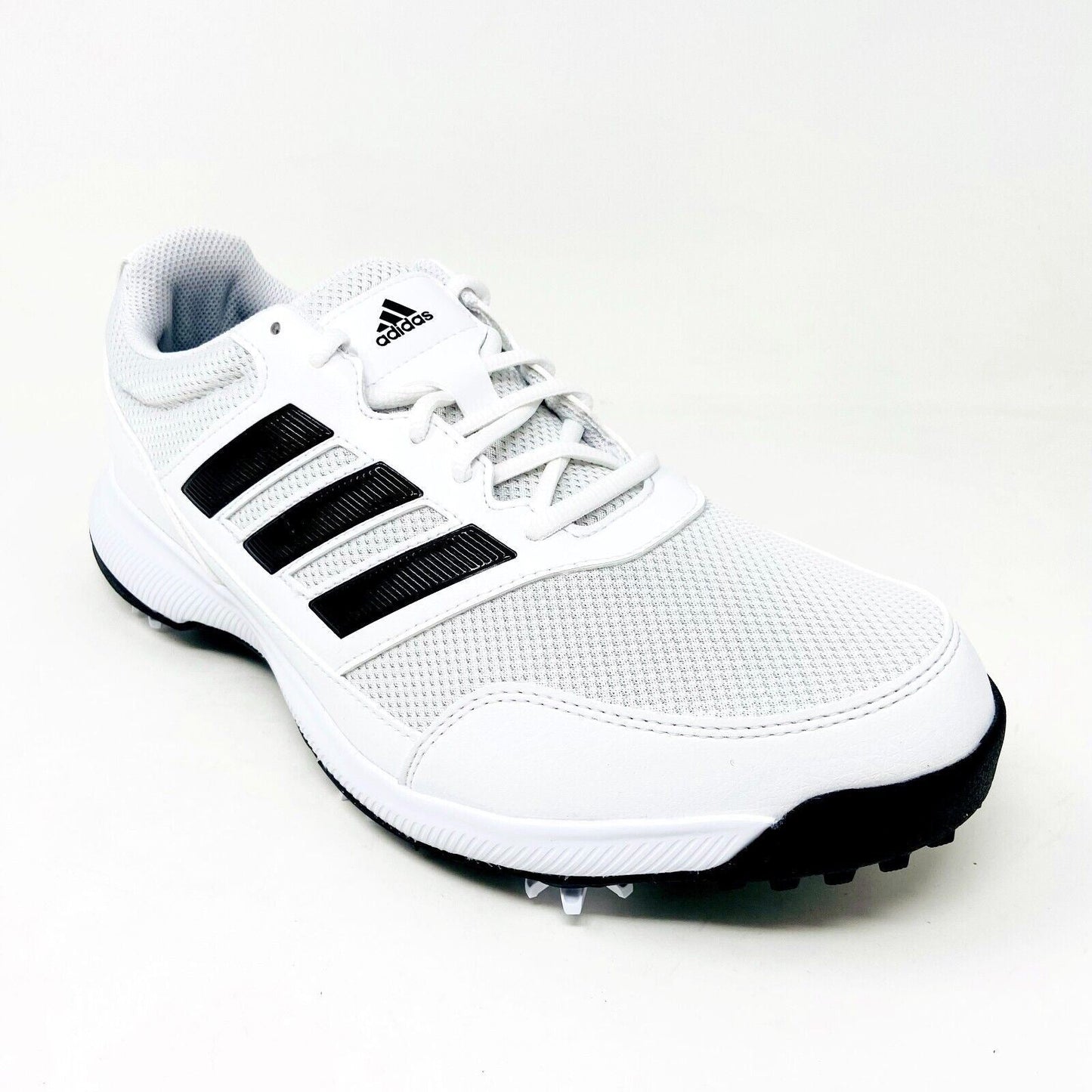Adidas Tech Response 2.0 Cloud White Black Mens Wide Width Golf Shoes EE9418