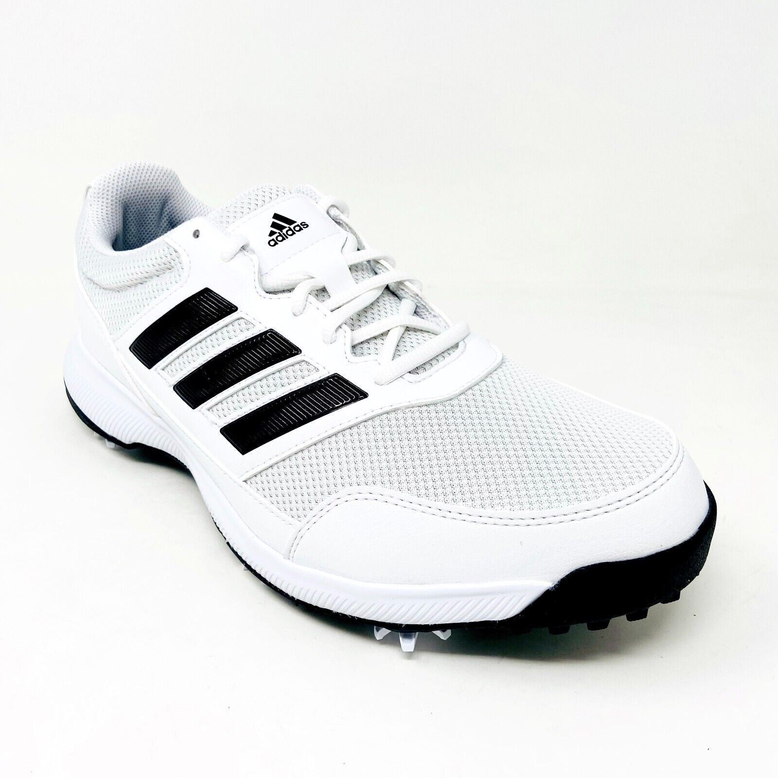 Adidas Tech Response 2.0 Cloud White Black Mens Wide Width Golf Shoes EE9418