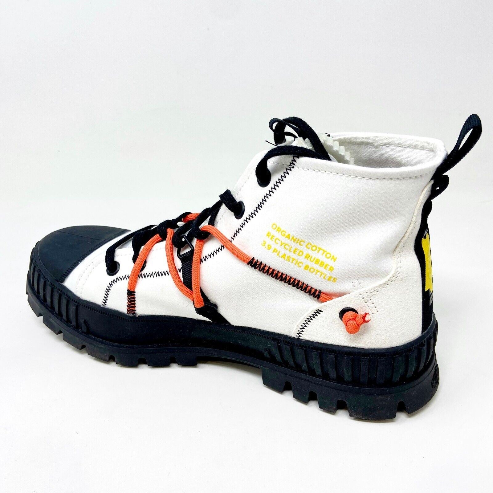 Palladium Pallashock Re-Craft Star White Womens Casual Combat Boots 77194 116