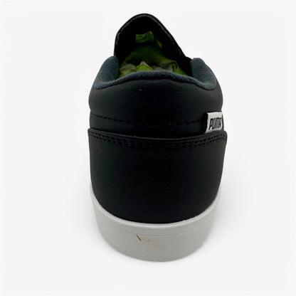 PUMA Tustin Fusion Slip On Black White Womens Spikeless Golf Shoes