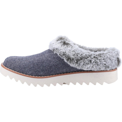 Women's Wide Fit Skechers 113422 Bobs Mountain Kiss Slippers