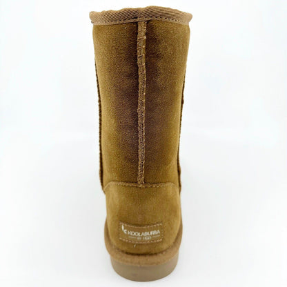 Koolaburra by UGG Koola Short Chestnut Womens  Faux Fur Shearling Suede Boots