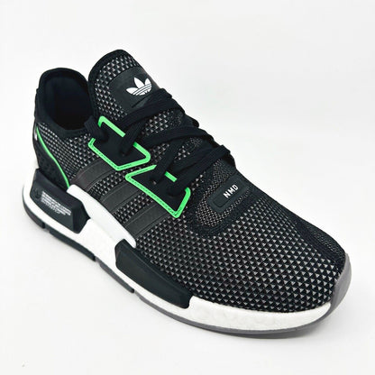 Adidas Originals NMD G1 Black White Green Mens Running Shoes IE4559