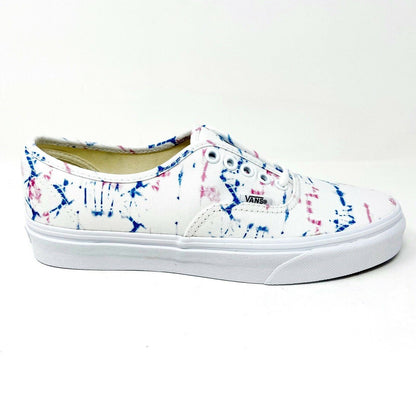 Vans Madewell Authentic Stained True White Tie Dye Womens Casual Shoes