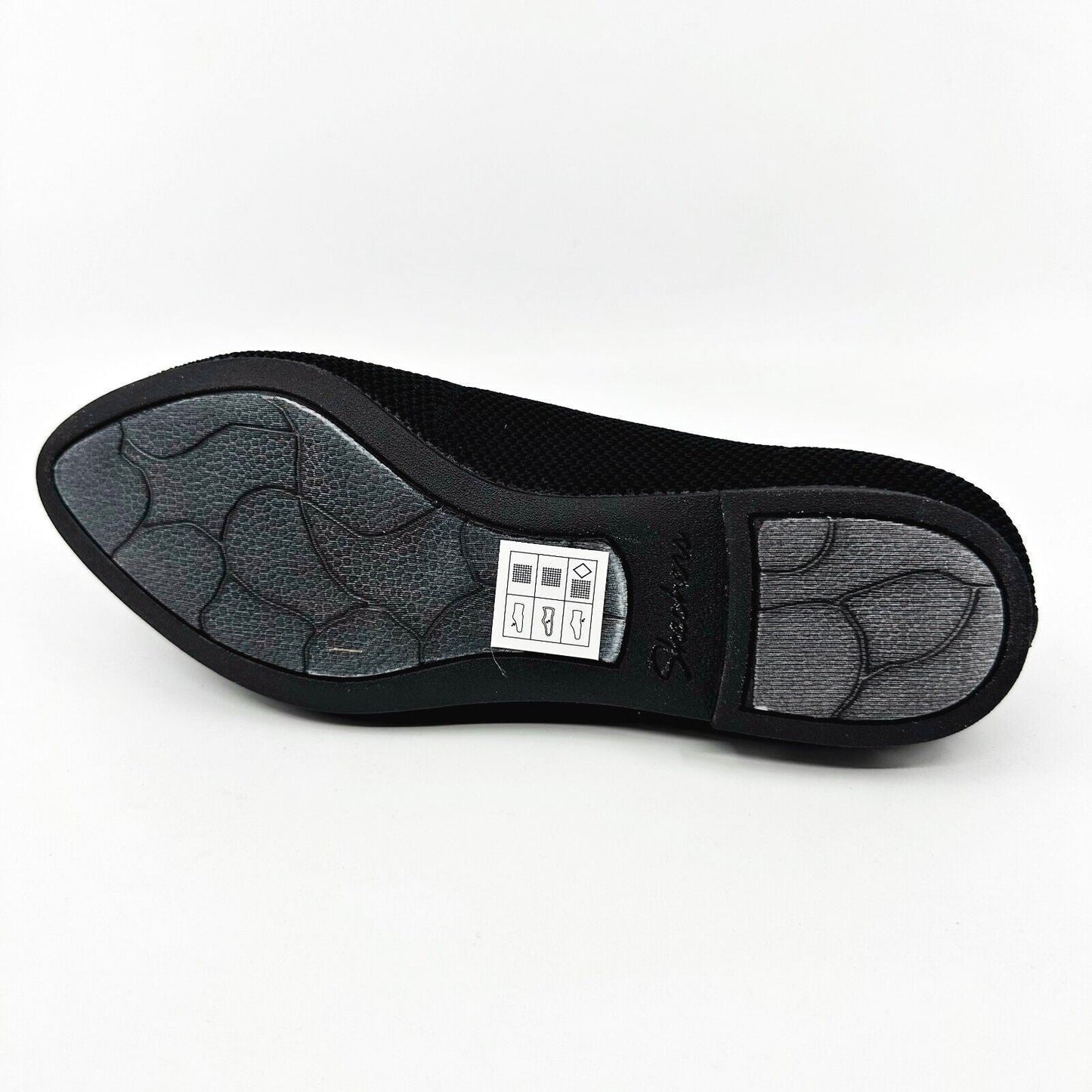 Skechers Cleo 3 Carats Black Womens Size 6.5 Casual Flat Shoes