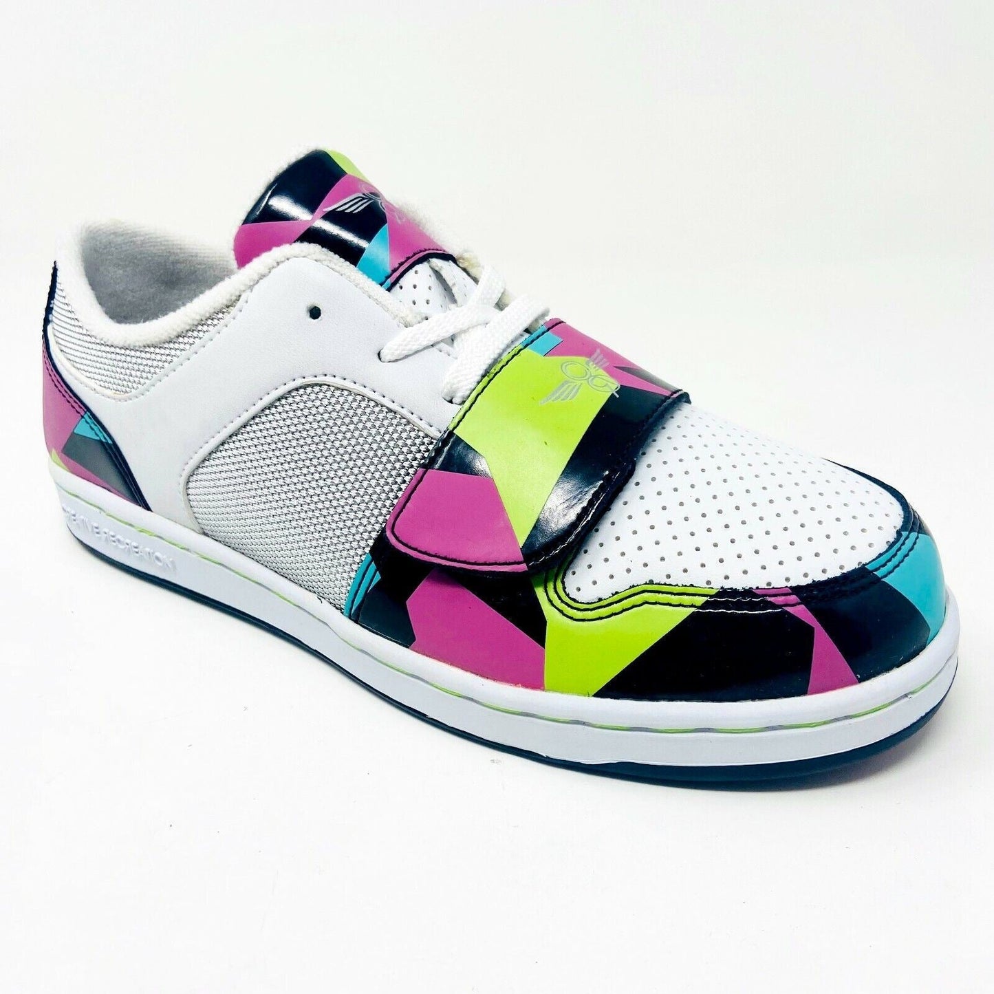 Creative Recreation Cesario Lo Neon Black White Silver Youth Kids Sneakers