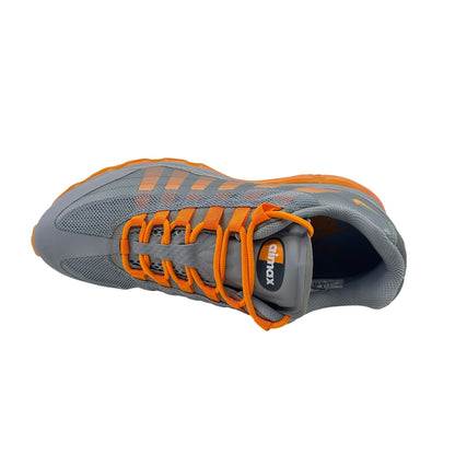 Nike Air Max 95+ BB Wolf Grey Orange Mens Size 9 Athletic Sneaker