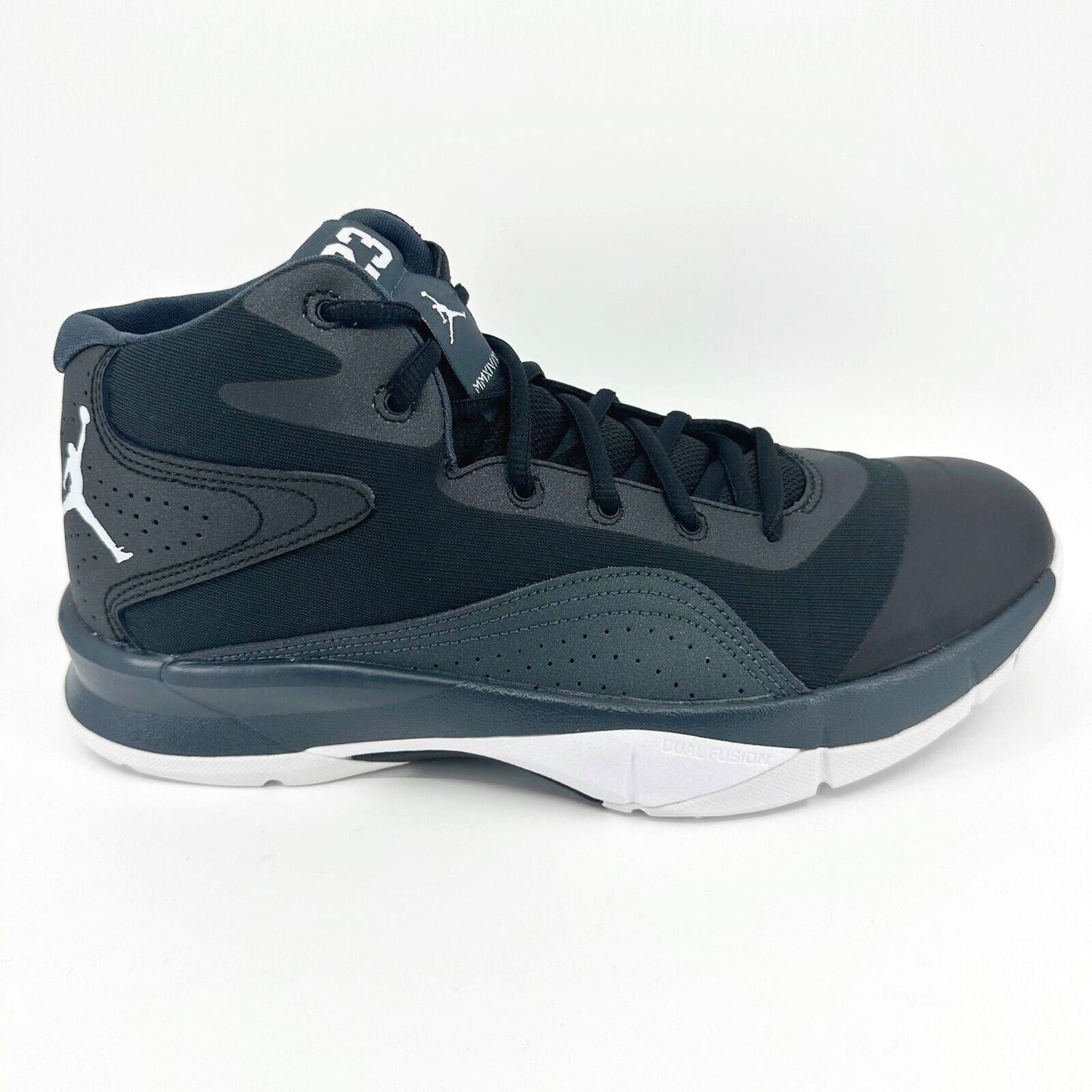 Jordan Court Vision OO Black White Classic Charcoal Mens Sneakers 684835 004