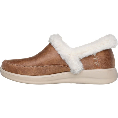 Women's Wide Fit Skechers 168114 Slip-ins Cozy Escape Slippers