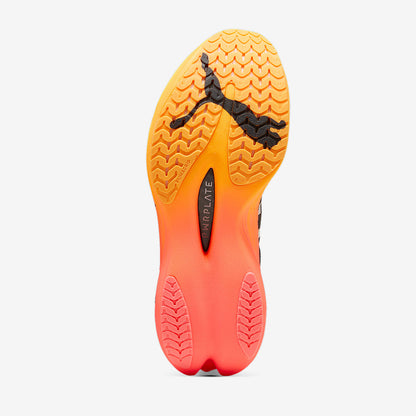 Puma Womens Deviate Nitro Elite 3 FGL - Puma White-Sunset Glow